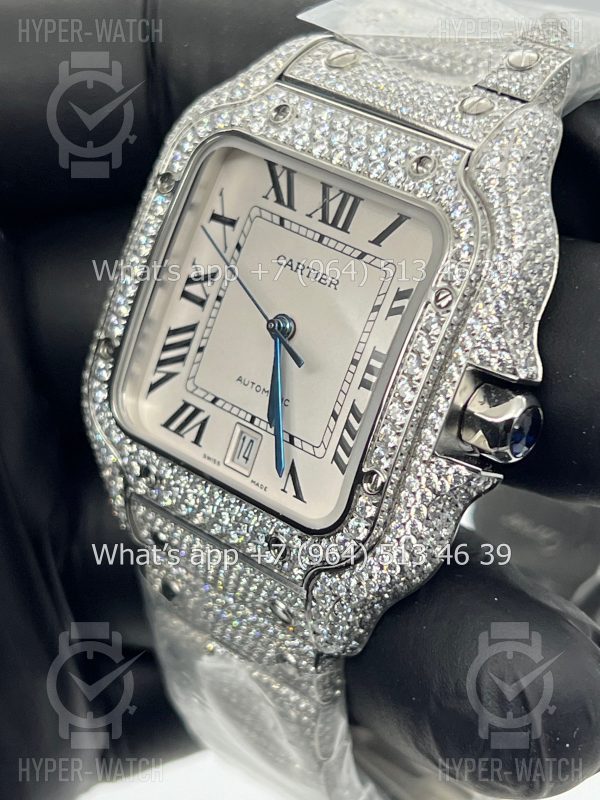 Товар Cartier Santos de Cartier 40mm Diamond White Фото 6 - Cartier Santos de Cartier 40mm Diamond White