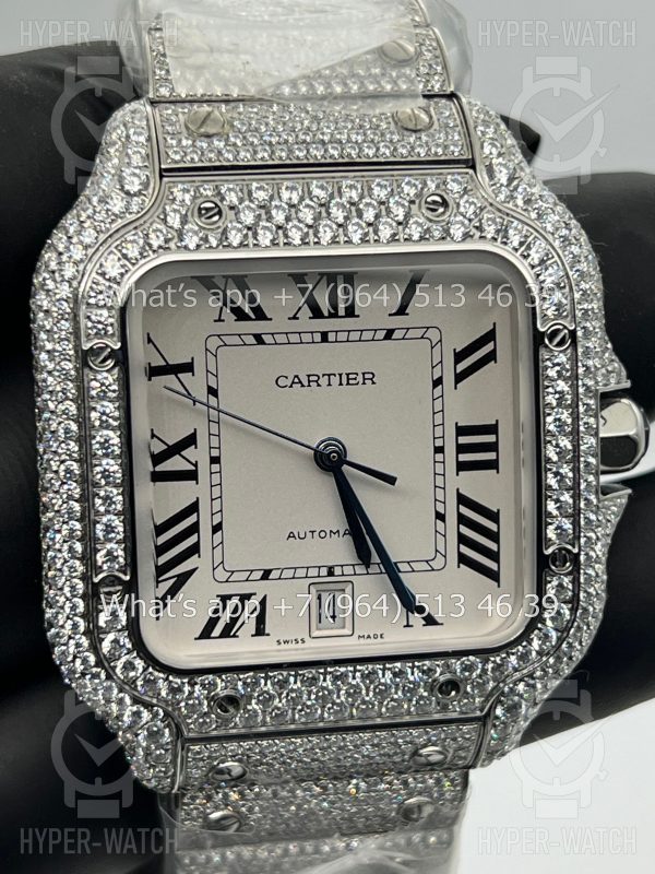 Товар Cartier Santos de Cartier 40mm Diamond White Фото 7 - Cartier Santos de Cartier 40mm Diamond White