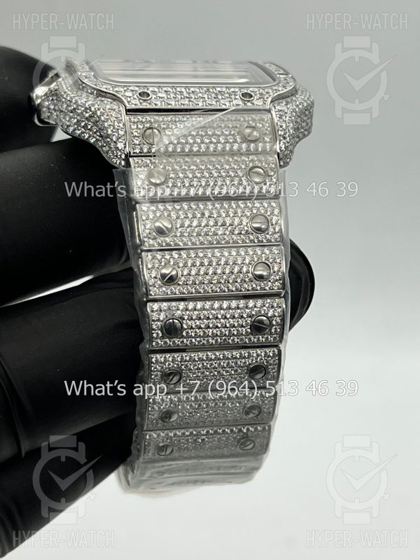Товар Cartier Santos de Cartier 40mm Diamond White Фото 11 - Cartier Santos de Cartier 40mm Diamond White