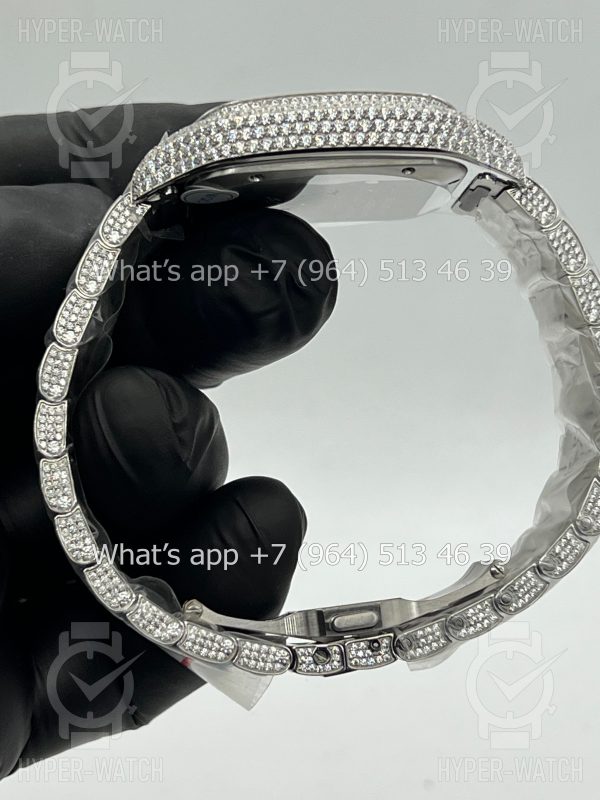 Фото 18 - Cartier Santos de Cartier 40mm Diamond Steel