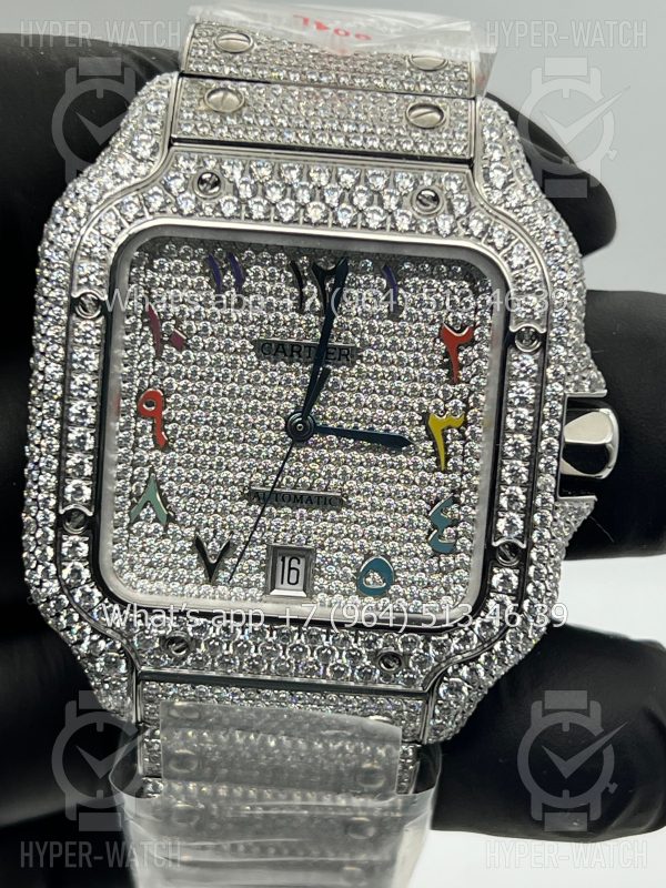 Фото 2 - Cartier Santos de Cartier 40mm Diamond Dial