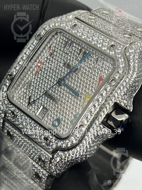 Фото 7 - Cartier Santos de Cartier 40mm Diamond Dial
