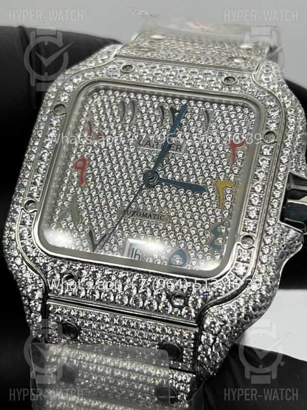 Фото 13 - Cartier Santos de Cartier 40mm Diamond Dial