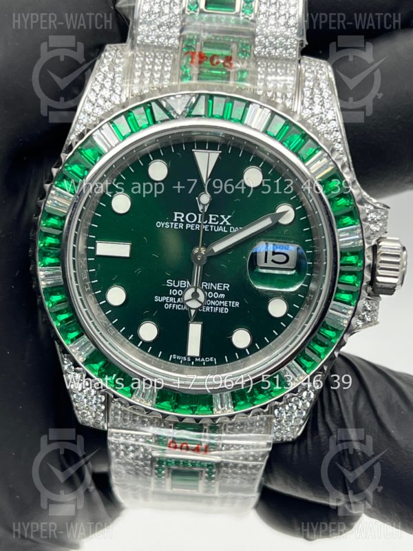 Товар Rolex Submariner 40mm Diamond Green Фото 2 - Rolex Submariner 40mm Diamond Green