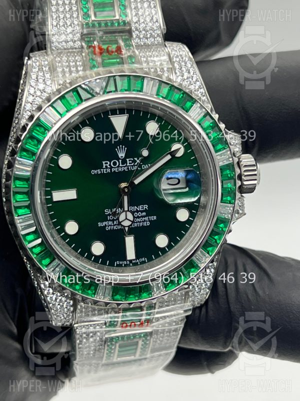 Товар Rolex Submariner 40mm Diamond Green Фото 3 - Rolex Submariner 40mm Diamond Green