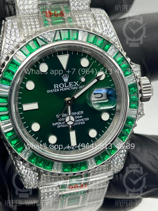 Товар Rolex Submariner 40mm Diamond Green Фото 4 - Rolex Submariner 40mm Diamond Green