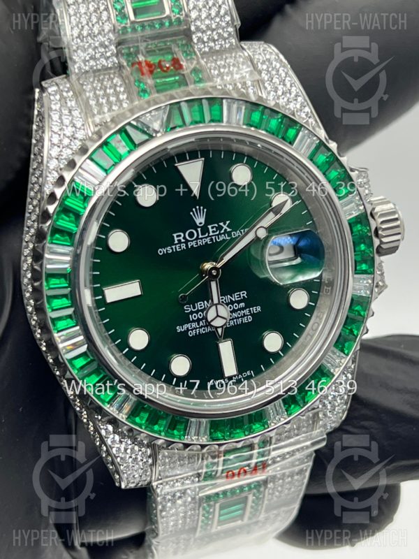 Товар Rolex Submariner 40mm Diamond Green Фото 9 - Rolex Submariner 40mm Diamond Green