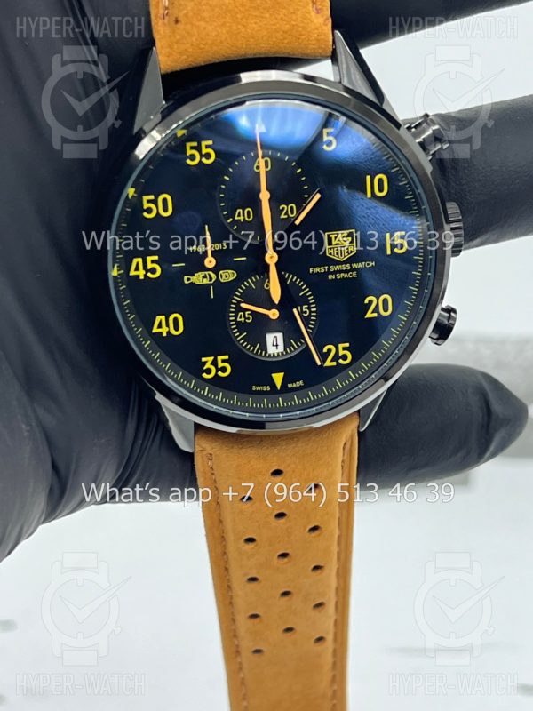 Товар Tag Heuer Carrera 43mm First Swiss Watch in Space Art 6043 Фото 3 - Tag Heuer Carrera 43mm First Swiss Watch in Space Art 6043