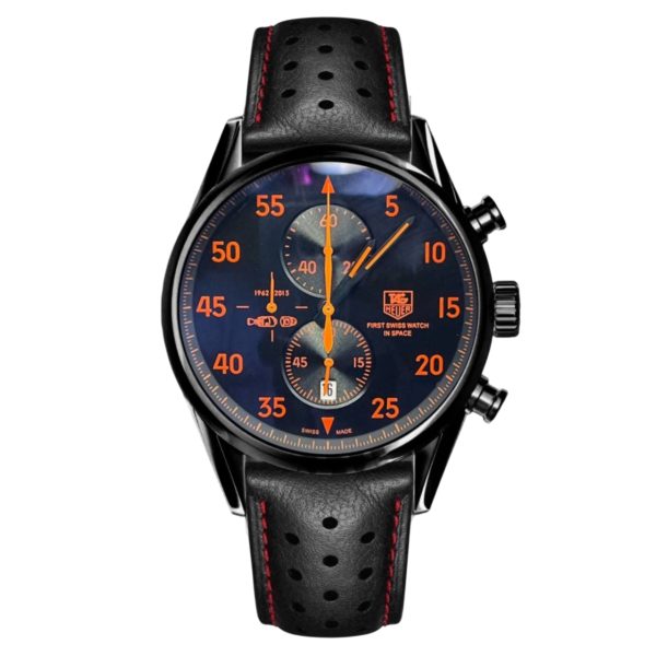 Товар Tag Heuer Carrera 43mm First Swiss Watch in Space Art 6042 Фото 1 - Tag Heuer Carrera 43mm First Swiss Watch in Space Art 6042