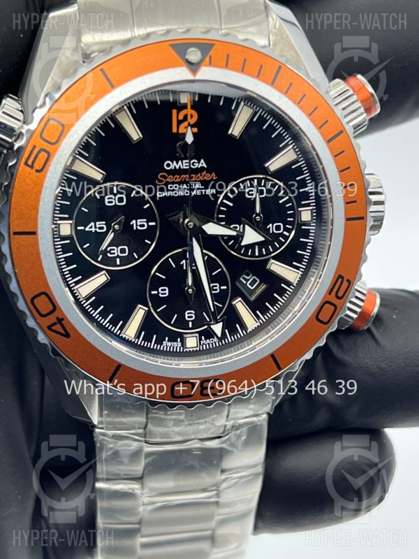 Товар Omega Seamaster Planet Ocean 600M Chronograph 42,5mm Orange Steel Фото 2 - Omega Seamaster Planet Ocean 600M Chronograph 42,5mm Orange Steel