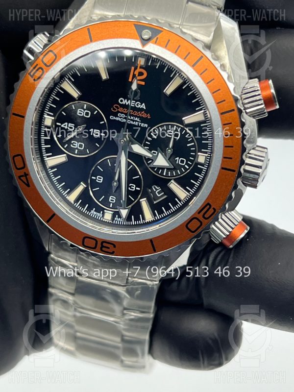 Товар Omega Seamaster Planet Ocean 600M Chronograph 42,5mm Orange Steel Фото 3 - Omega Seamaster Planet Ocean 600M Chronograph 42,5mm Orange Steel