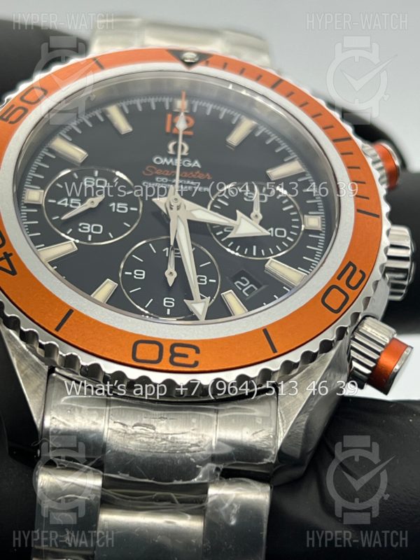 Товар Omega Seamaster Planet Ocean 600M Chronograph 42,5mm Orange Steel Фото 4 - Omega Seamaster Planet Ocean 600M Chronograph 42,5mm Orange Steel