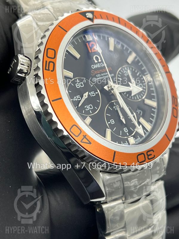 Товар Omega Seamaster Planet Ocean 600M Chronograph 42,5mm Orange Steel Фото 5 - Omega Seamaster Planet Ocean 600M Chronograph 42,5mm Orange Steel