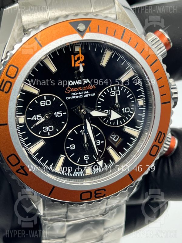 Товар Omega Seamaster Planet Ocean 600M Chronograph 42,5mm Orange Steel Фото 6 - Omega Seamaster Planet Ocean 600M Chronograph 42,5mm Orange Steel