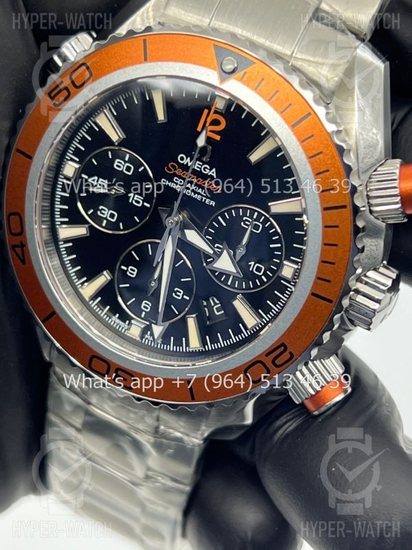Товар Omega Seamaster Planet Ocean 600M Chronograph 42,5mm Orange Steel Фото 7 - Omega Seamaster Planet Ocean 600M Chronograph 42,5mm Orange Steel
