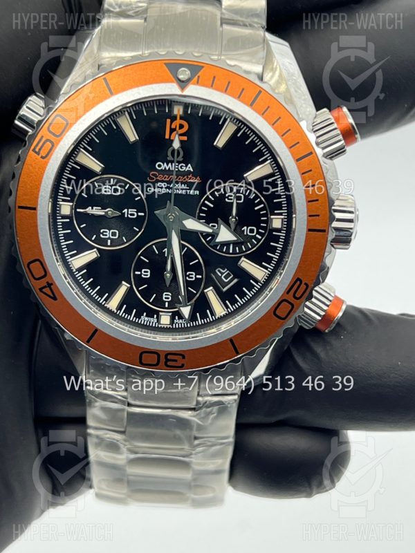 Товар Omega Seamaster Planet Ocean 600M Chronograph 42,5mm Orange Steel Фото 9 - Omega Seamaster Planet Ocean 600M Chronograph 42,5mm Orange Steel