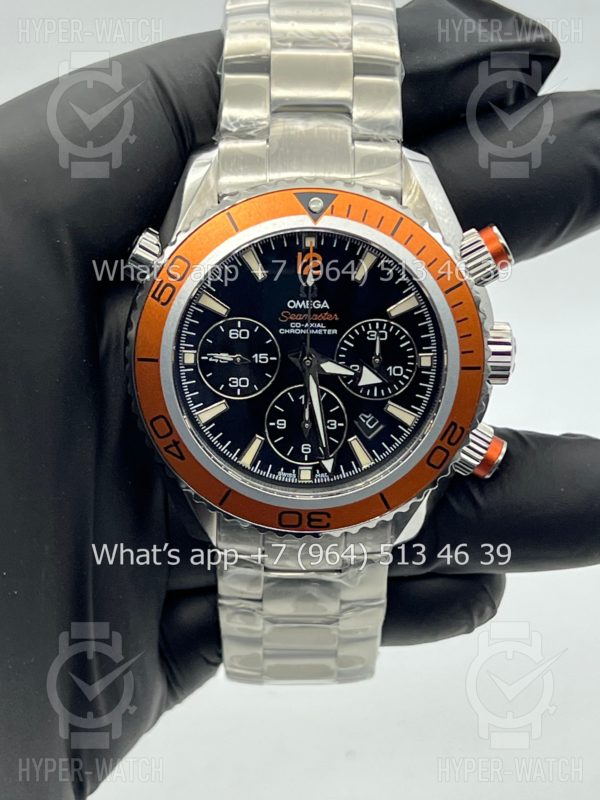 Товар Omega Seamaster Planet Ocean 600M Chronograph 42,5mm Orange Steel Фото 10 - Omega Seamaster Planet Ocean 600M Chronograph 42,5mm Orange Steel