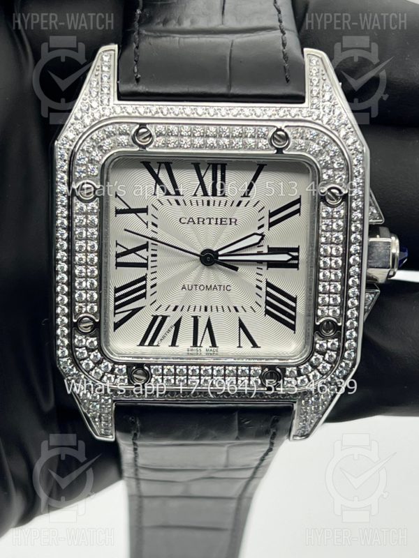 Товар Cartier Santos 100 40mm Art 6283 Фото 2 - Cartier Santos 100 40mm Art 6283