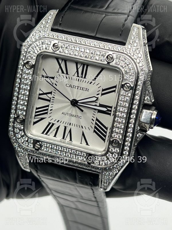 Товар Cartier Santos 100 40mm Art 6283 Фото 3 - Cartier Santos 100 40mm Art 6283