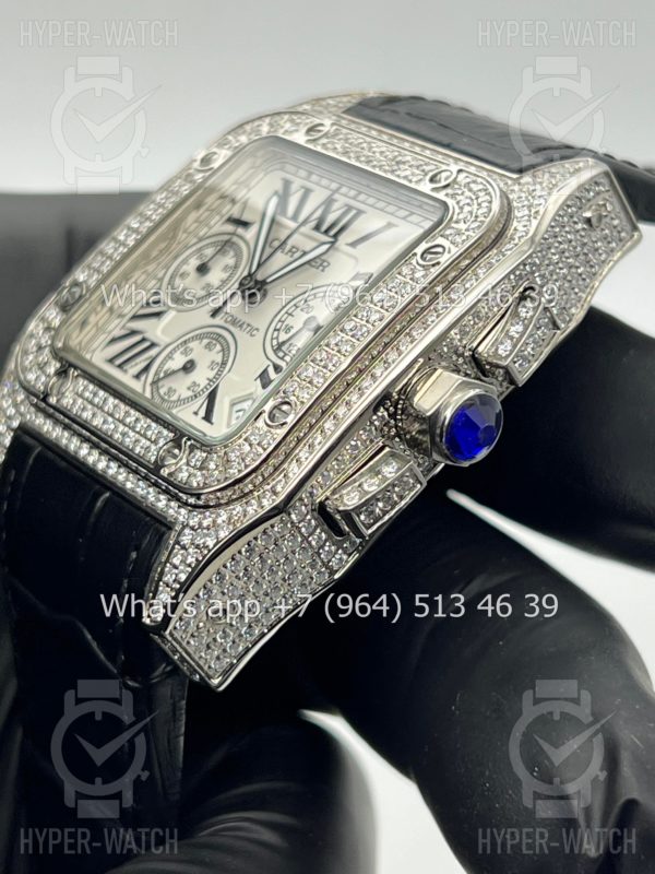 Товар Cartier Santos 100 XL Chronograph 41mm Art 6278 Фото 5 - Cartier Santos 100 XL Chronograph 41mm Art 6278