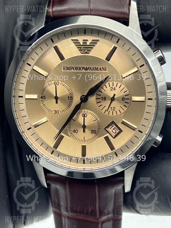 Товар Emporio Armani Renato Chronograph 43mm AR2433 Art 6305 Фото 7 - Emporio Armani Renato Chronograph 43mm AR2433 Art 6305
