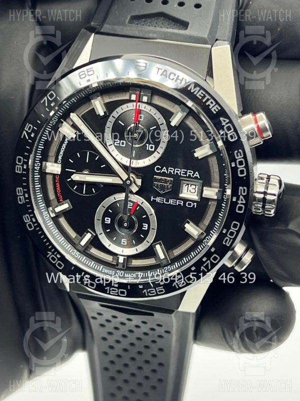 Фото 4 - TAG Heuer Carrera 43mm CAR201Z.FT6046