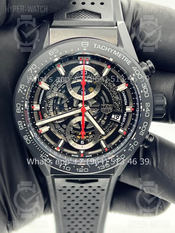 Фото 2 - TAG Heuer Carrera 43mm CAR2090.FT6088