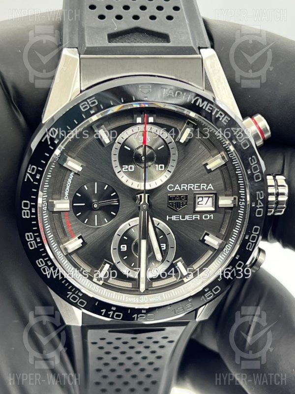 Фото 2 - TAG Heuer Carrera 43mm CAR201W.FT6095