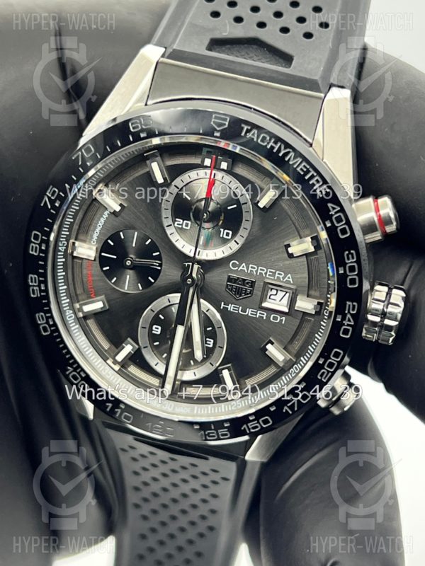 Фото 3 - TAG Heuer Carrera 43mm CAR201W.FT6095