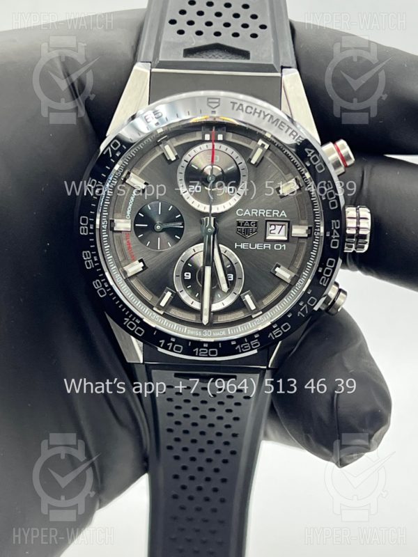 Фото 7 - TAG Heuer Carrera 43mm CAR201W.FT6095