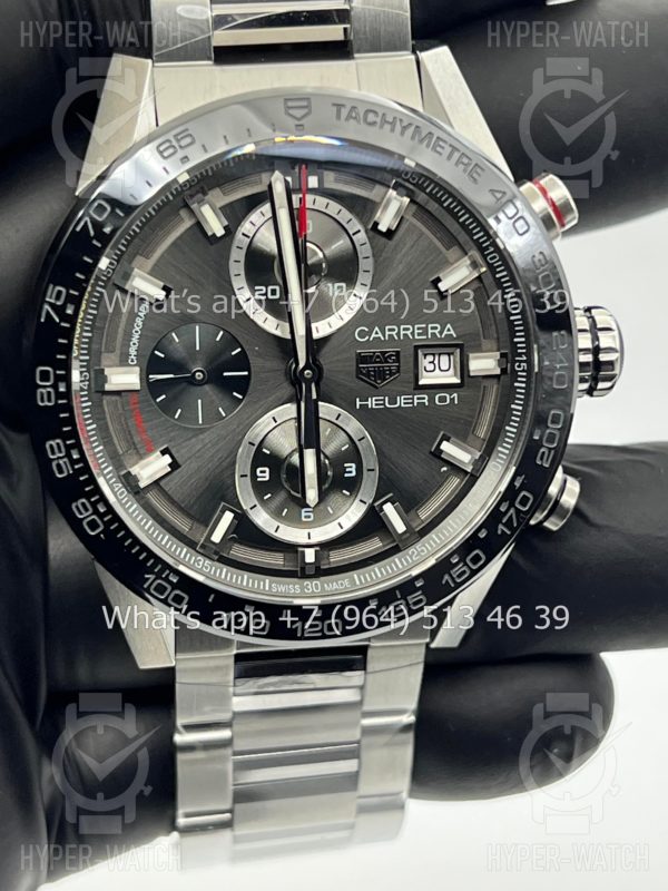 Фото 5 - TAG Heuer Carrera 43mm CAR201W.BA0714