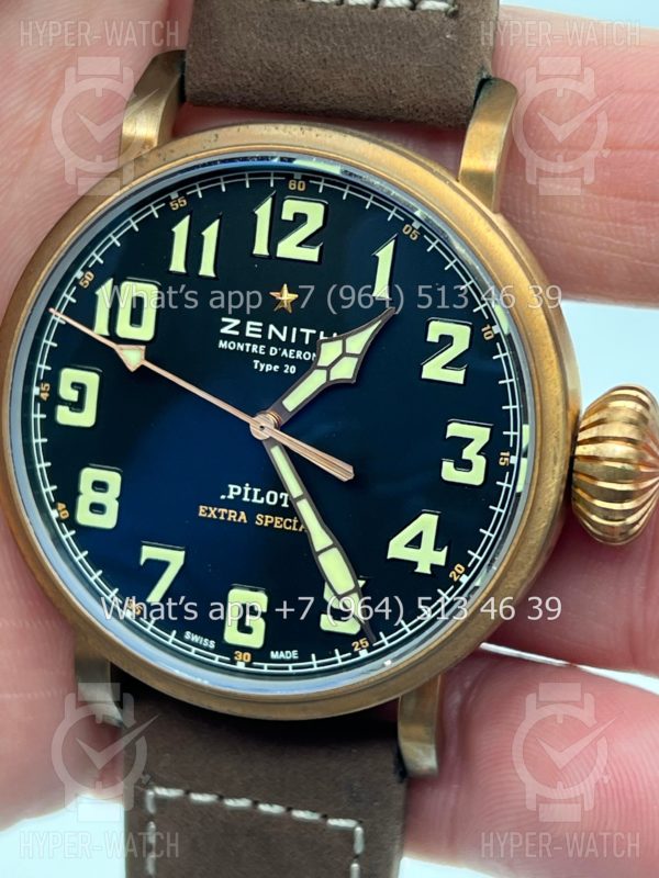 Товар Zenith Pilot Type 20 45mm 29.2430.679/21.C753 Фото 4 - Zenith Pilot Type 20 45mm 29.2430.679/21.C753