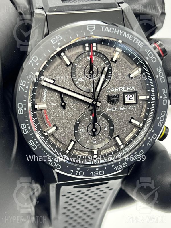 Фото 5 - TAG Heuer Carrera 43mm CAR201J.FT6087