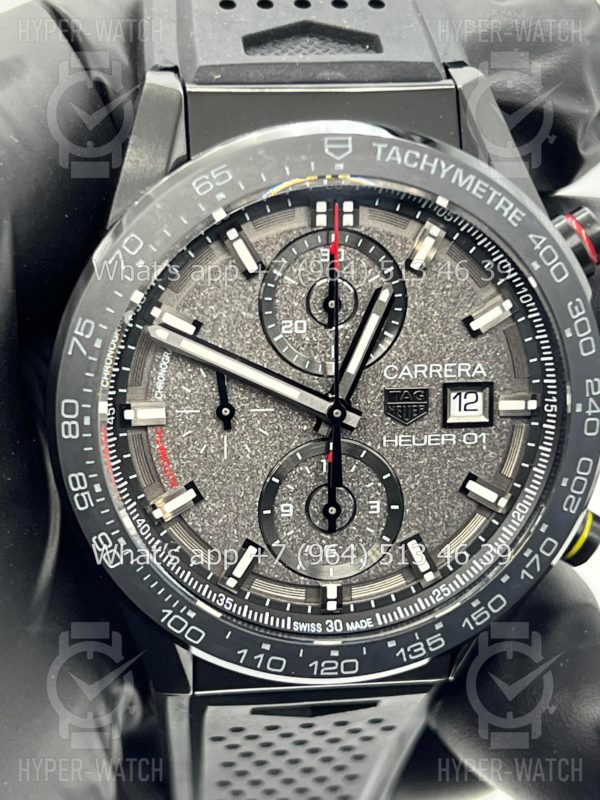 Фото 6 - TAG Heuer Carrera 43mm CAR201J.FT6087