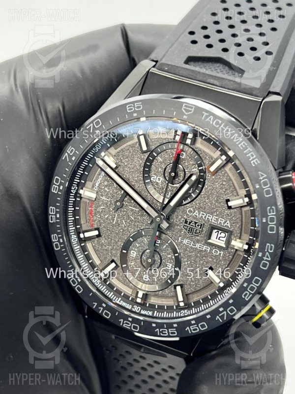 Фото 9 - TAG Heuer Carrera 43mm CAR201J.FT6087