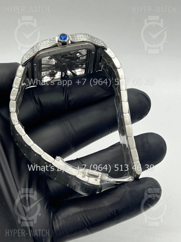 Фото 17 - Cartier Santos de Cartier Skeleton 40mm Diamond