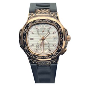 Фото 23 - Patek Philippe Nautilus 44mm Engraved Art 6756