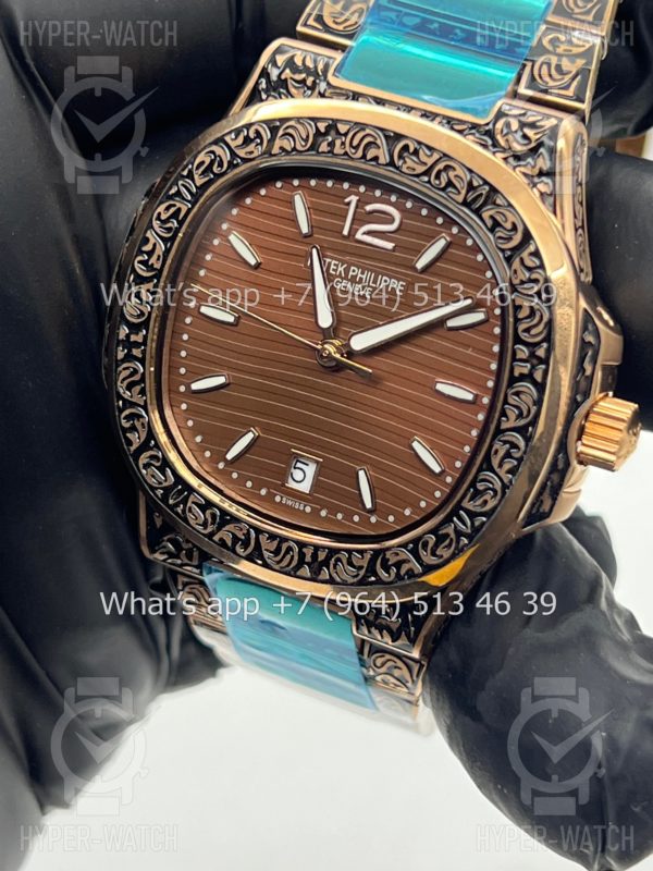 Товар Patek Philippe Nautilus 40mm Engraved Art 6761 Фото 3 - Patek Philippe Nautilus 40mm Engraved Art 6761
