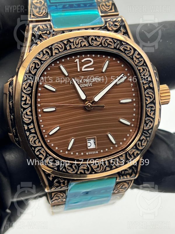 Товар Patek Philippe Nautilus 40mm Engraved Art 6761 Фото 4 - Patek Philippe Nautilus 40mm Engraved Art 6761