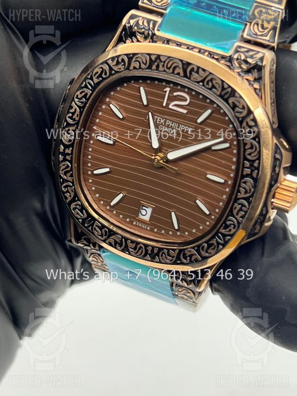 Товар Patek Philippe Nautilus 40mm Engraved Art 6761 Фото 5 - Patek Philippe Nautilus 40mm Engraved Art 6761