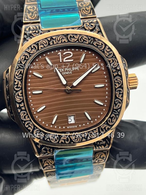 Товар Patek Philippe Nautilus 40mm Engraved Art 6761 Фото 6 - Patek Philippe Nautilus 40mm Engraved Art 6761