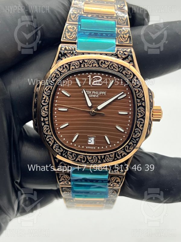 Товар Patek Philippe Nautilus 40mm Engraved Art 6761 Фото 7 - Patek Philippe Nautilus 40mm Engraved Art 6761