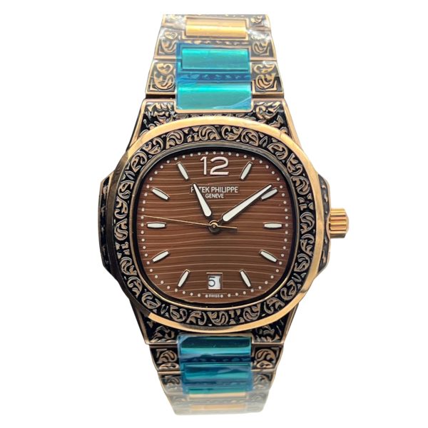 Товар Patek Philippe Nautilus 40mm Engraved Art 6761 Фото 1 - Patek Philippe Nautilus 40mm Engraved Art 6761