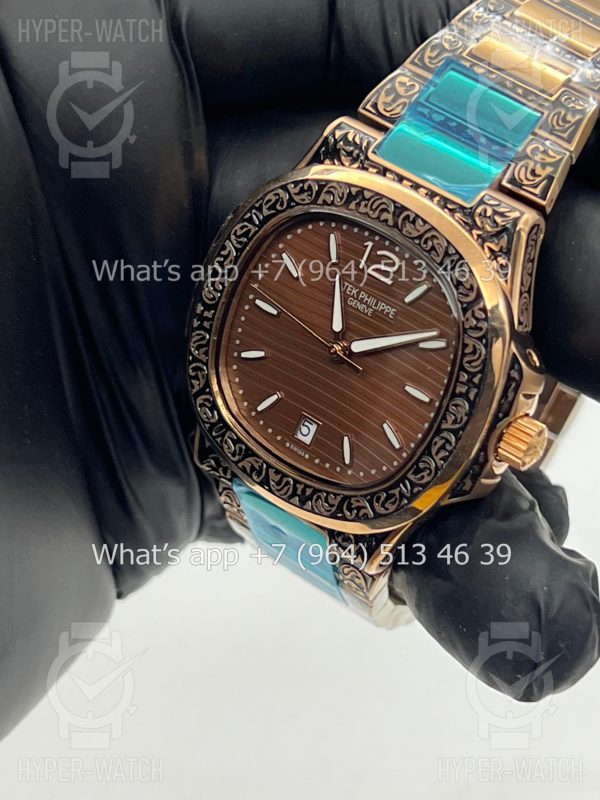 Товар Patek Philippe Nautilus 40mm Engraved Art 6761 Фото 9 - Patek Philippe Nautilus 40mm Engraved Art 6761