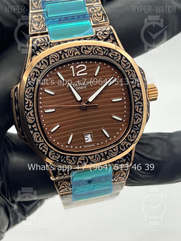 Товар Patek Philippe Nautilus 40mm Engraved Art 6761 Фото 10 - Patek Philippe Nautilus 40mm Engraved Art 6761