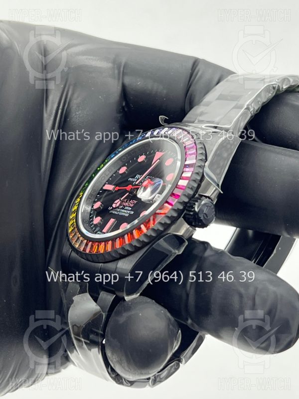 Фото 6 - Rolex Submariner 40mm Blaken Pink Lady 126610
