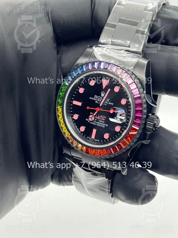 Фото 7 - Rolex Submariner 40mm Blaken Pink Lady 126610
