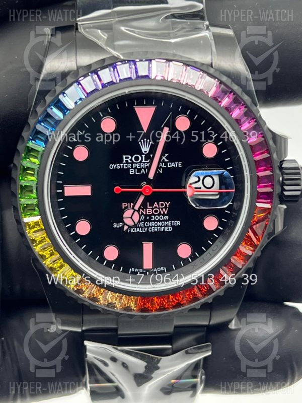 Фото 8 - Rolex Submariner 40mm Blaken Pink Lady 126610