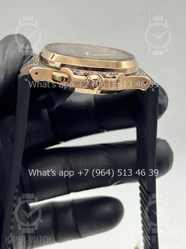 Товар Patek Philippe Nautilus 44mm Engraved Art 6755 Фото 13 - Patek Philippe Nautilus 44mm Engraved Art 6755