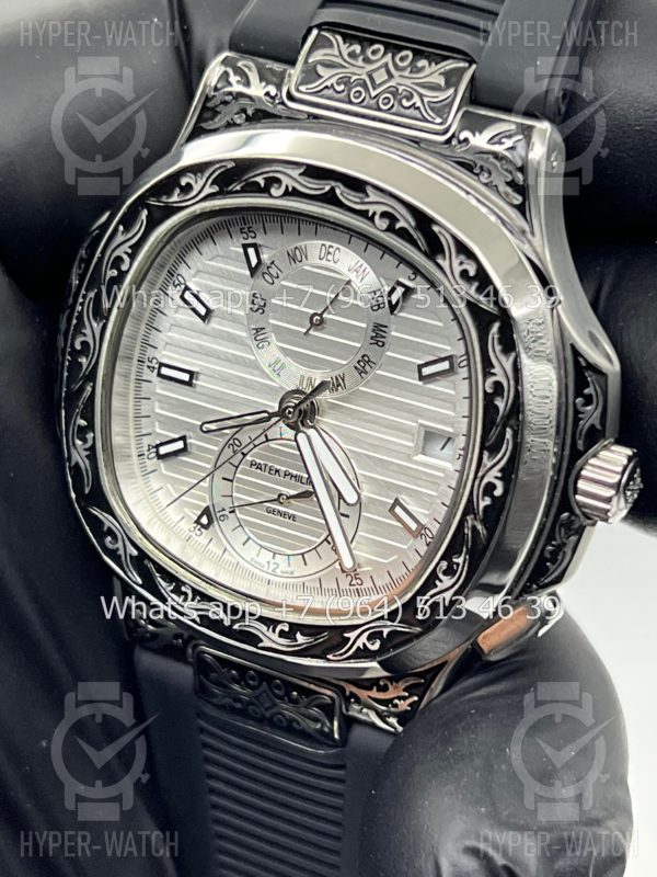 Товар Patek Philippe Nautilus 44mm Engraved Art 6551 Фото 3 - Patek Philippe Nautilus 44mm Engraved Art 6551